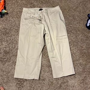 Tan Capri dress pants
